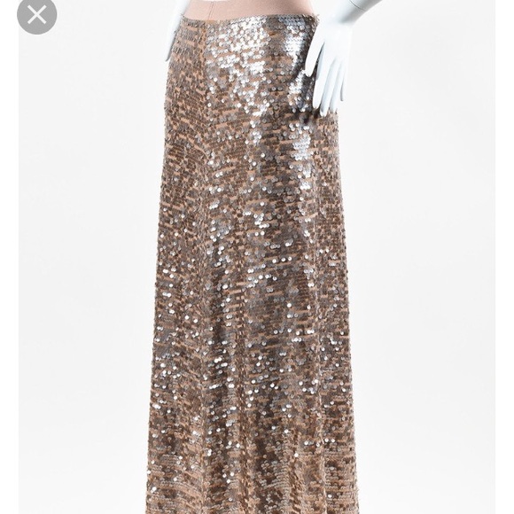 Bcbg pearl sequin maxi skirt - Picture 2 of 8